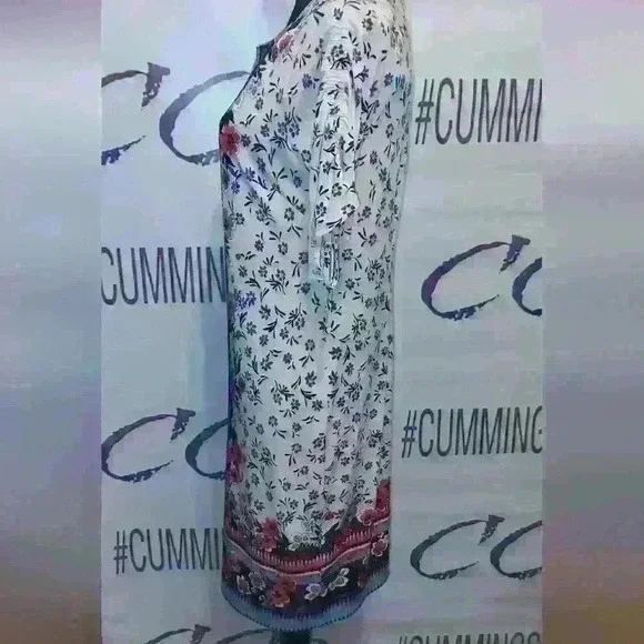 Blue and pink dress barn women's dresses slip on new with tags - Picture 5 of 7